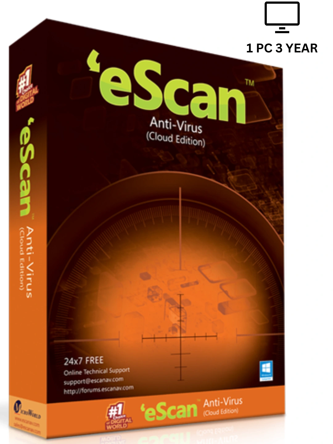 Escan Antivirus 1 User 3 Years