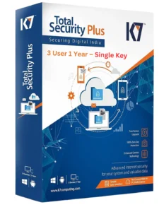 K7 Total Security 3 User 1 Year – Single Key
