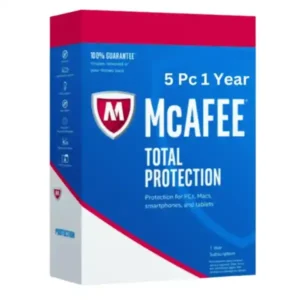 McAfee Total Protection 5 Pc 1 Year