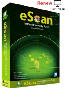Renew Escan Internet Security 1 User 1 Year