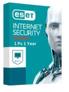 Renew Eset internet security 1 User 1 Year
