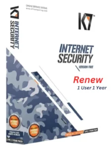 Renew k7 internet security 1 User 1 Year Internet Security 1 User 1Year