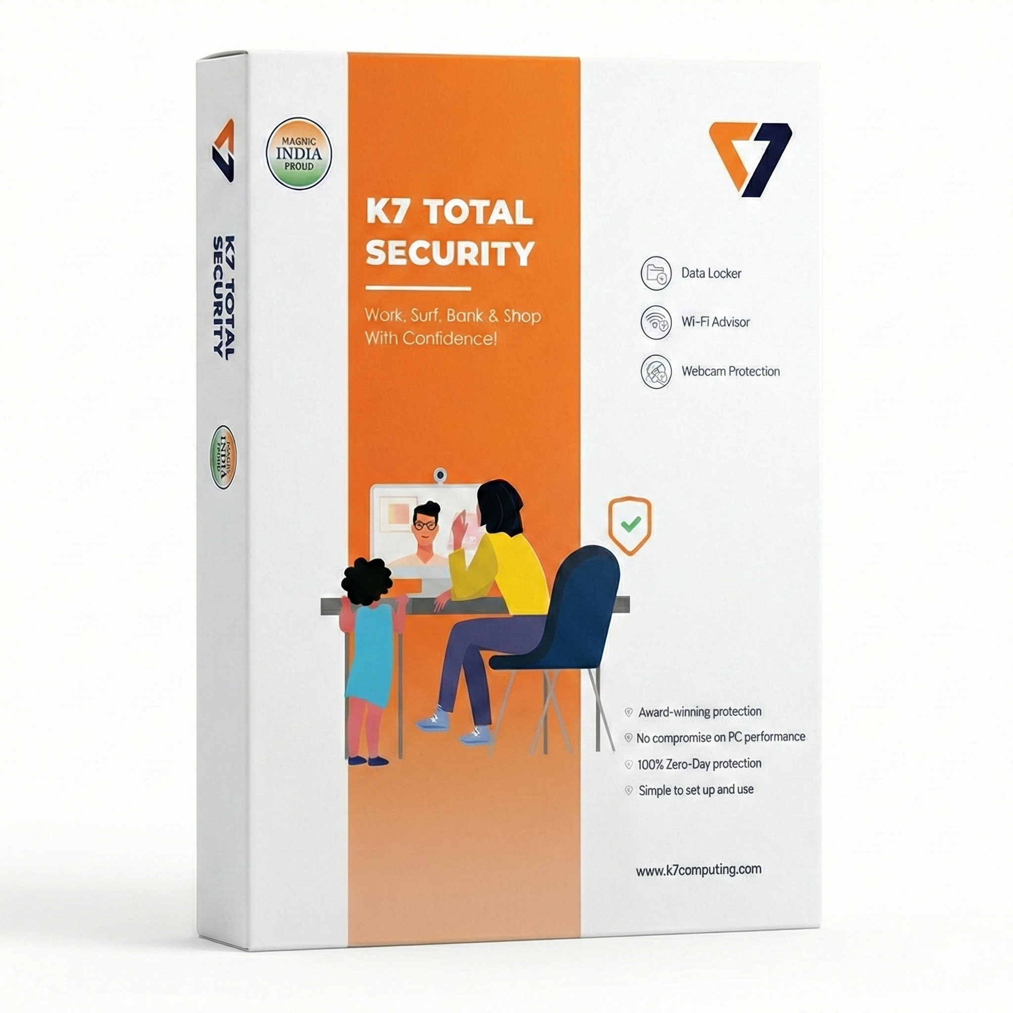 k7 total security 1 user 1 year email delivery