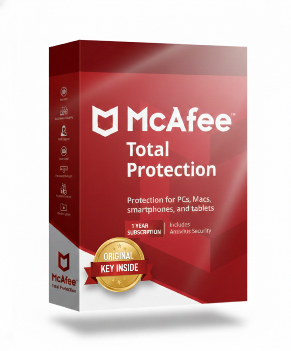 mcafee total protection 1 user 1 year