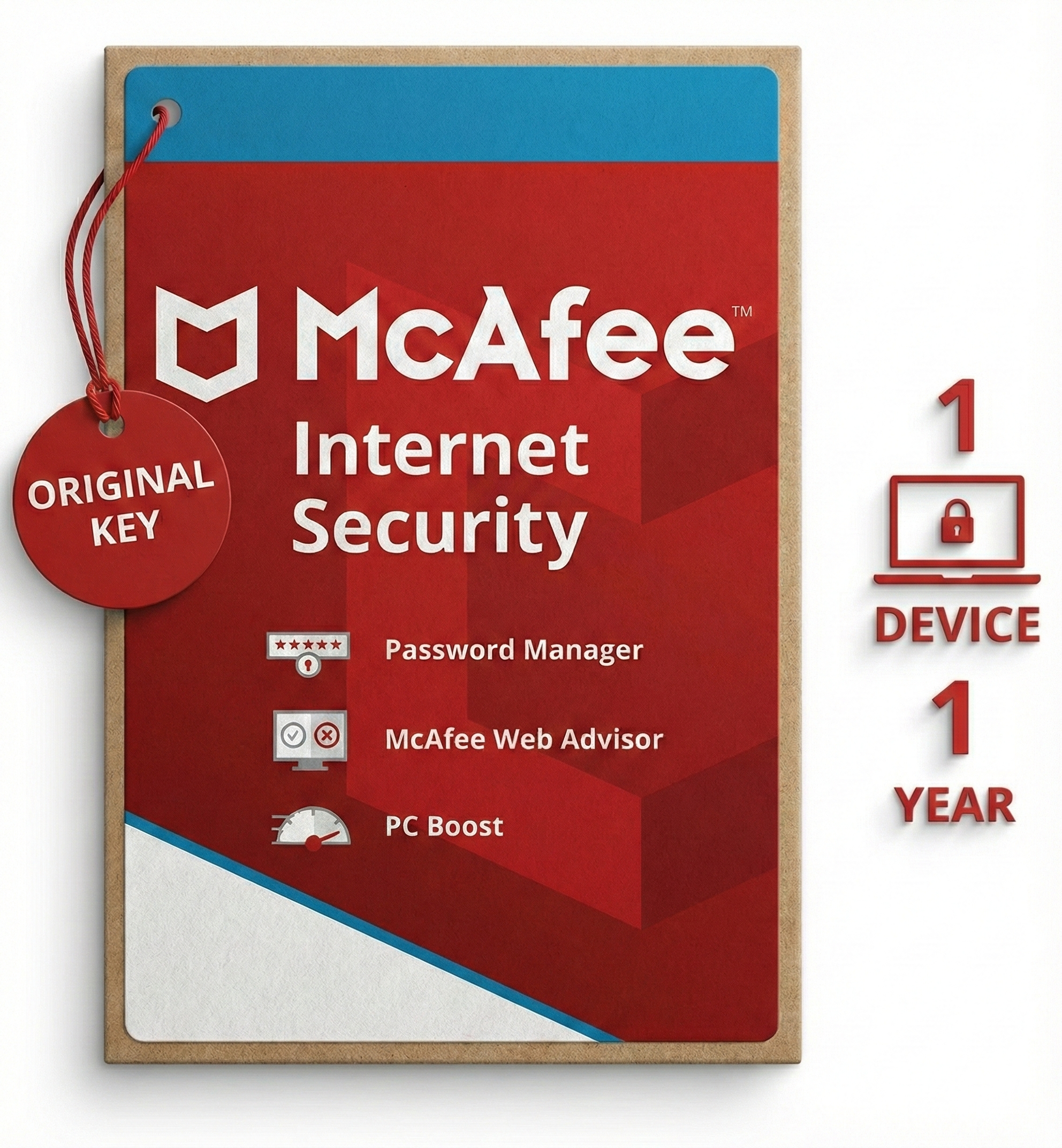 mcafee internet security 1 user 1 device product key