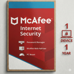 mcafee internet security 1 user 1 device product key
